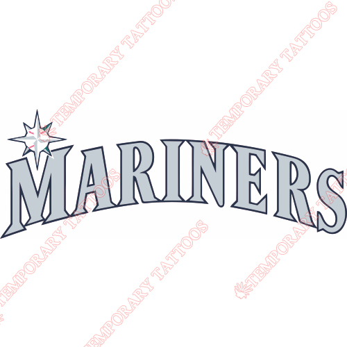 Seattle Mariners Customize Temporary Tattoos Stickers NO.1920